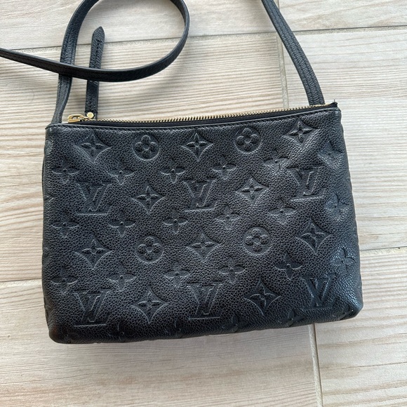 RARE Louis Vuitton black monogram leather twinset noir - Picture 9 of 13